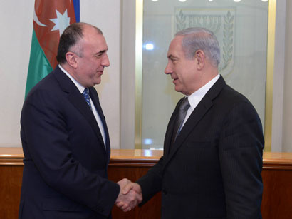 Elmar Məmmədyarov İsrailin Baş naziri Benyamin Netanyahu ilə görüşüb