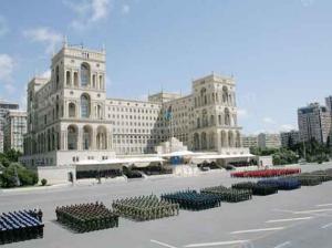 Идет подготовка к военному параду Вооруженных сил Азербайджана 