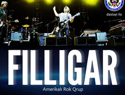 Amerikanın “Filliqar” rok qrupunun konserti 