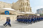 На площади Азадлыг прошел военный парад, посвященный 95-летию Вооруженных сил Азербайджана  [Фото]