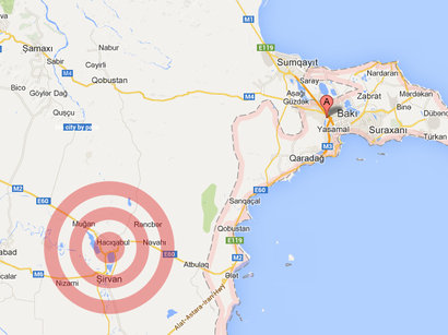 В Баку произошло землетрясение магнитудой более 5 балов
