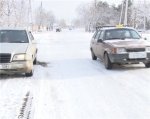 Qusara qar yağdı, yollar iflic oldu (FOTO)