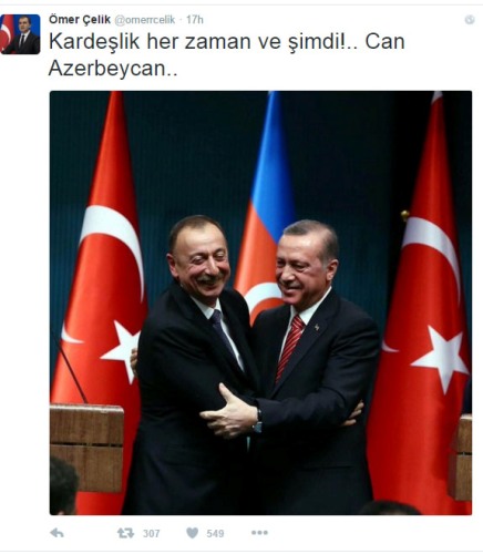 Türkiyənin sosial şəbəkə istifadəçiləri Prezident İlham Əliyevin addımını rəğbətlə qarşılayıblar