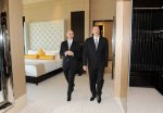 Azərbaycan prezidenti «Alov qüllələri» kompleksindəki «Fairmont Baku» otelinin açılışında iştirak edib