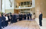 Azərbaycan prezidenti «Alov qüllələri» kompleksindəki «Fairmont Baku» otelinin açılışında iştirak edib